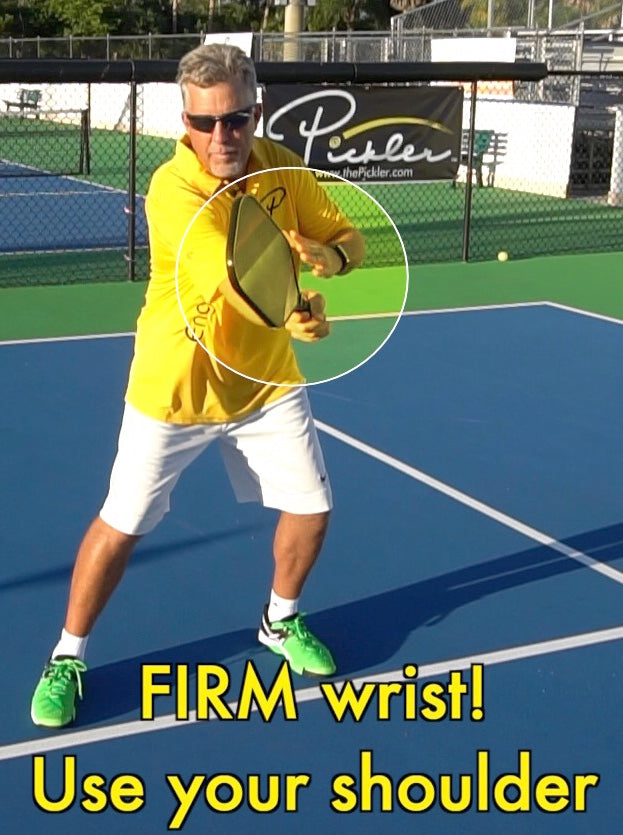 Swing from Shoulder | Pickleball Elbow | Pickler Pickleball