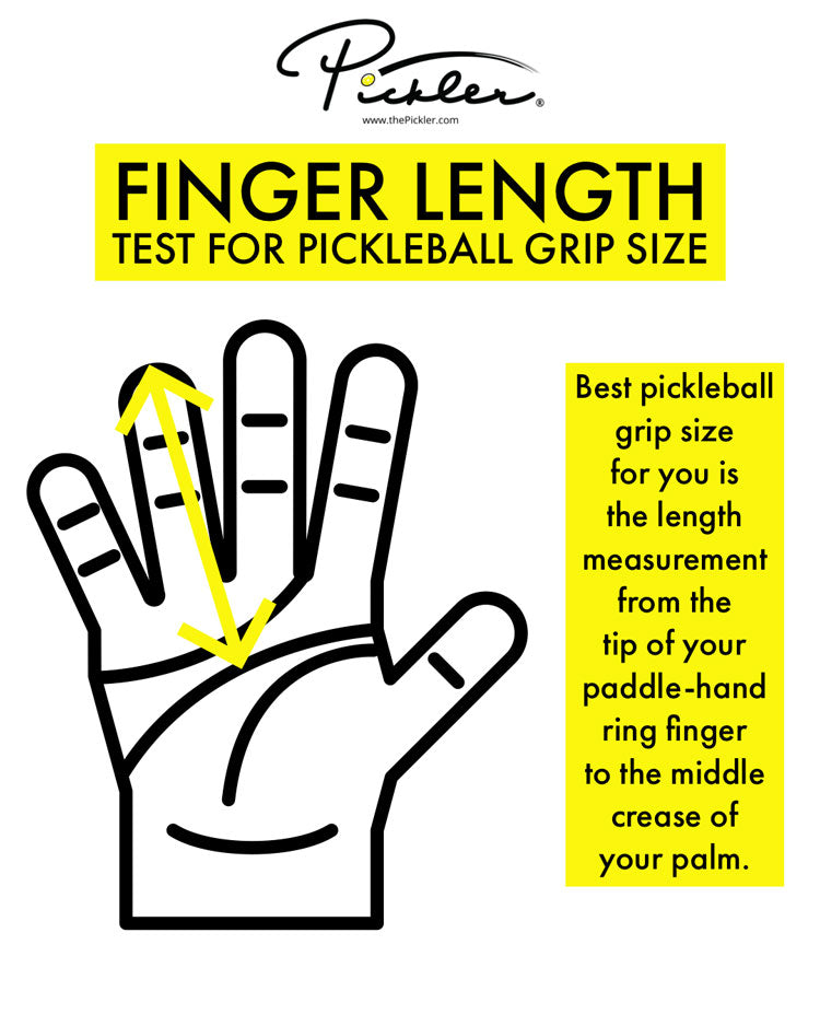 Pickleball Grip Finger Length Test | Pickler Pickleball