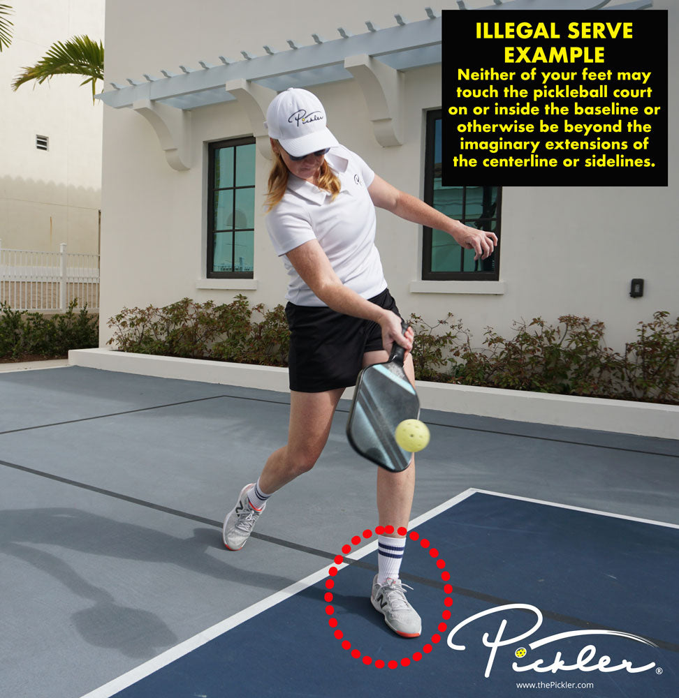 Feet Placement on Serve | Pickleball Serving Rules | Pickler Pickleball
