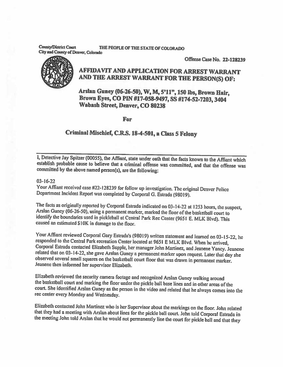 "Mayor of Pickleball" Faces Felony Charges for Markings on Court | Pickler Pickleball
