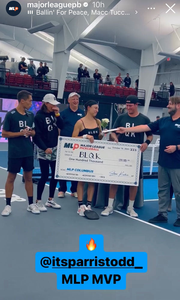 Major League Pickleball Finishes 2022 How It Started... With a BLQK Bang | Pickler Pickleball
