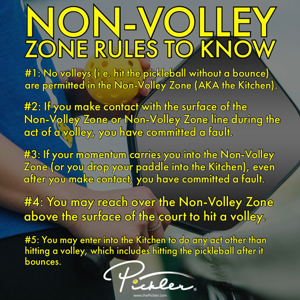 Non-Volley Zone Rules to Know | Pickler Pickleball