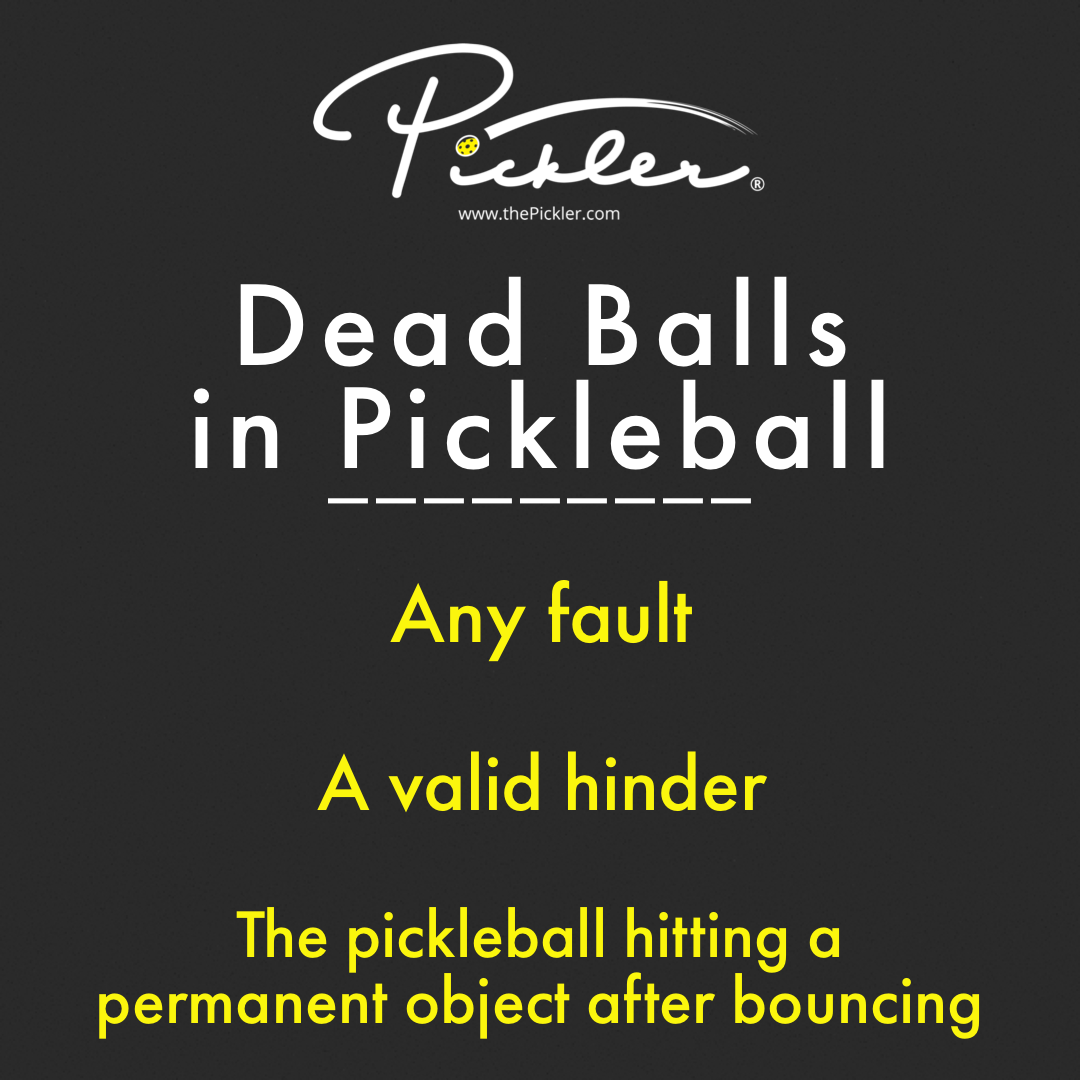 Pickleball Rules – Dead Balls on the Pickleball Court | Pickler Pickleball