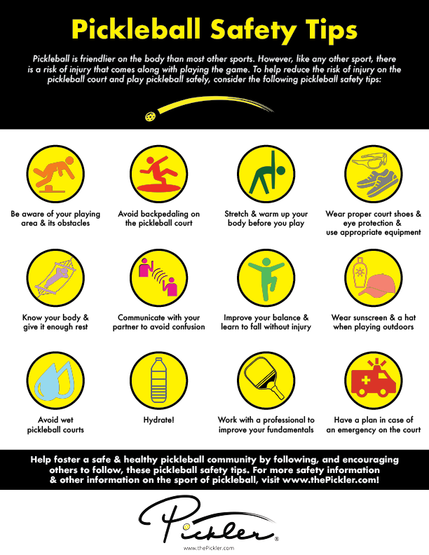 Pickleball Safety Tips | Pickler Pickleball