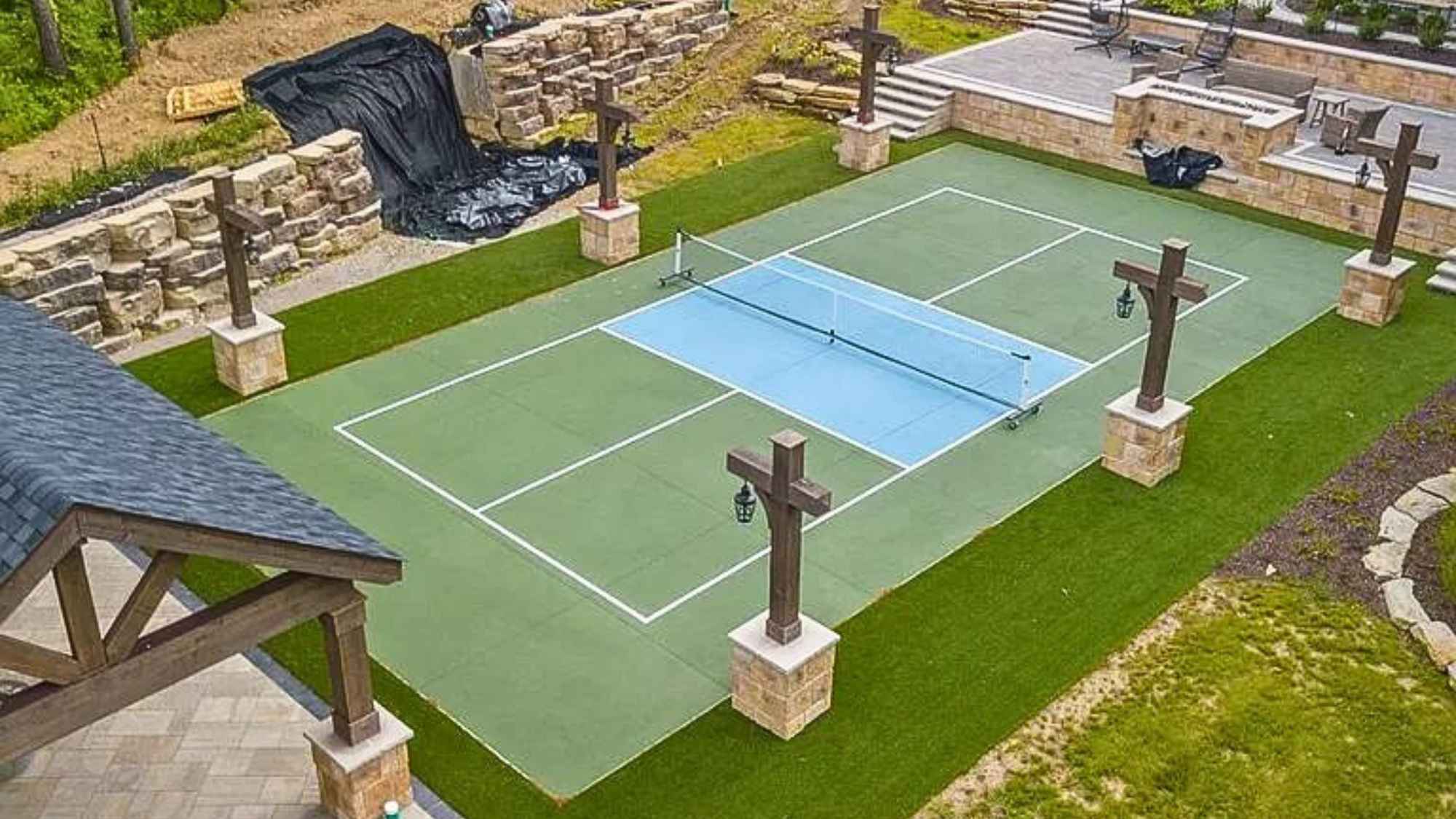 Zillow Listing Home Pickleball Court