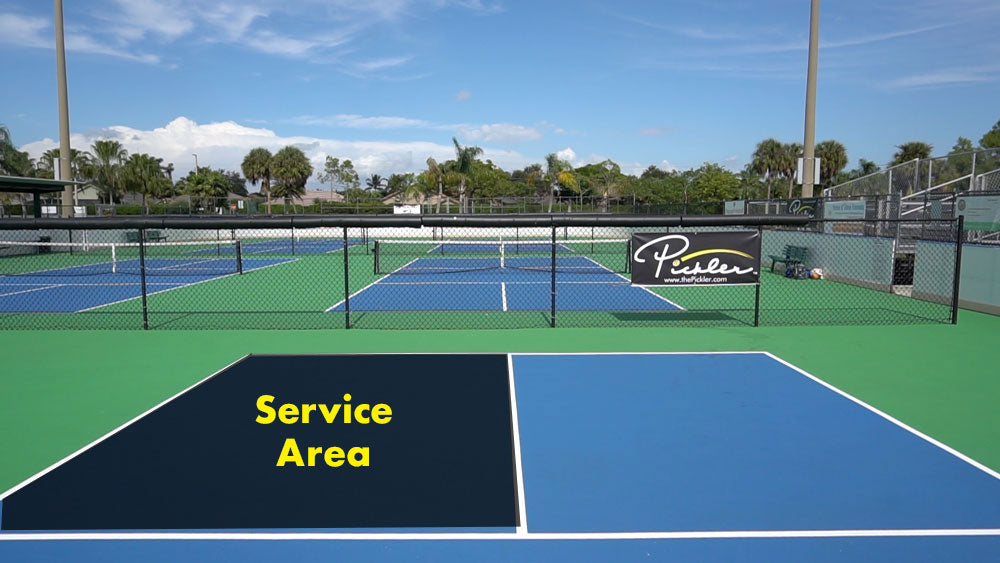 Service Box | Pickleball Serving Rules | Pickler Pickleball