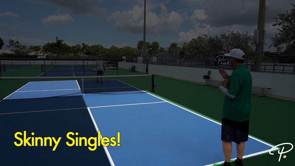 Pickleball Strategy: 7 Tips to Master Skinny Singles | Pickler Pickleball