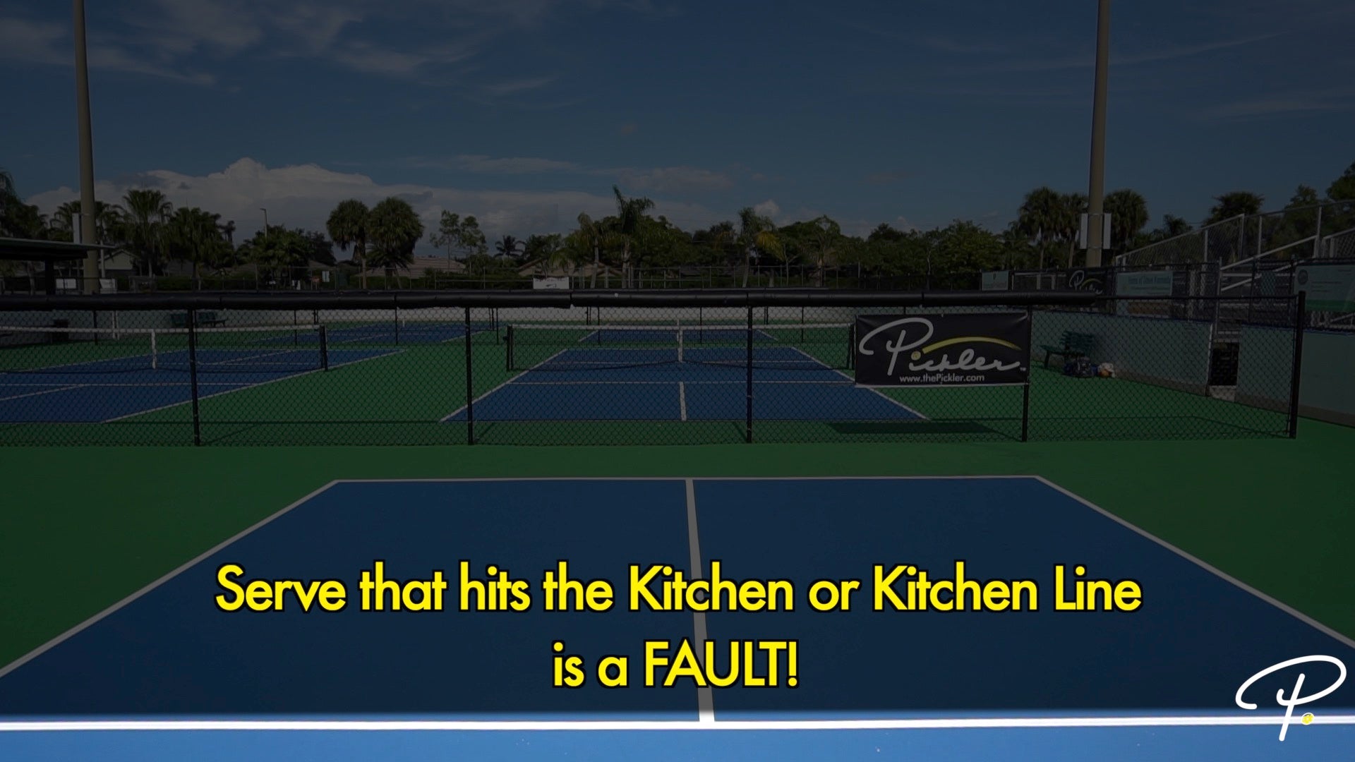 Non-Volley Zone Rules for Serve | Pickler Pickleball